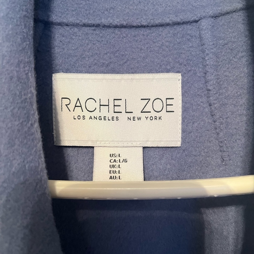 Rachel Zoe Light Blue Trench Coat, New without tag - Picture 4 of 7